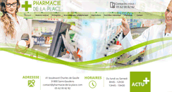 Desktop Screenshot of pharmacie-de-la-place.com