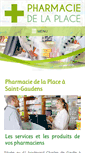 Mobile Screenshot of pharmacie-de-la-place.com