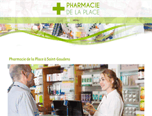 Tablet Screenshot of pharmacie-de-la-place.com